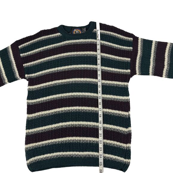 Vintage NOS 80s New Era Acrylic Grandpa Knit Sweater Size Large Made In USA NWOT - Picture 4 of 5